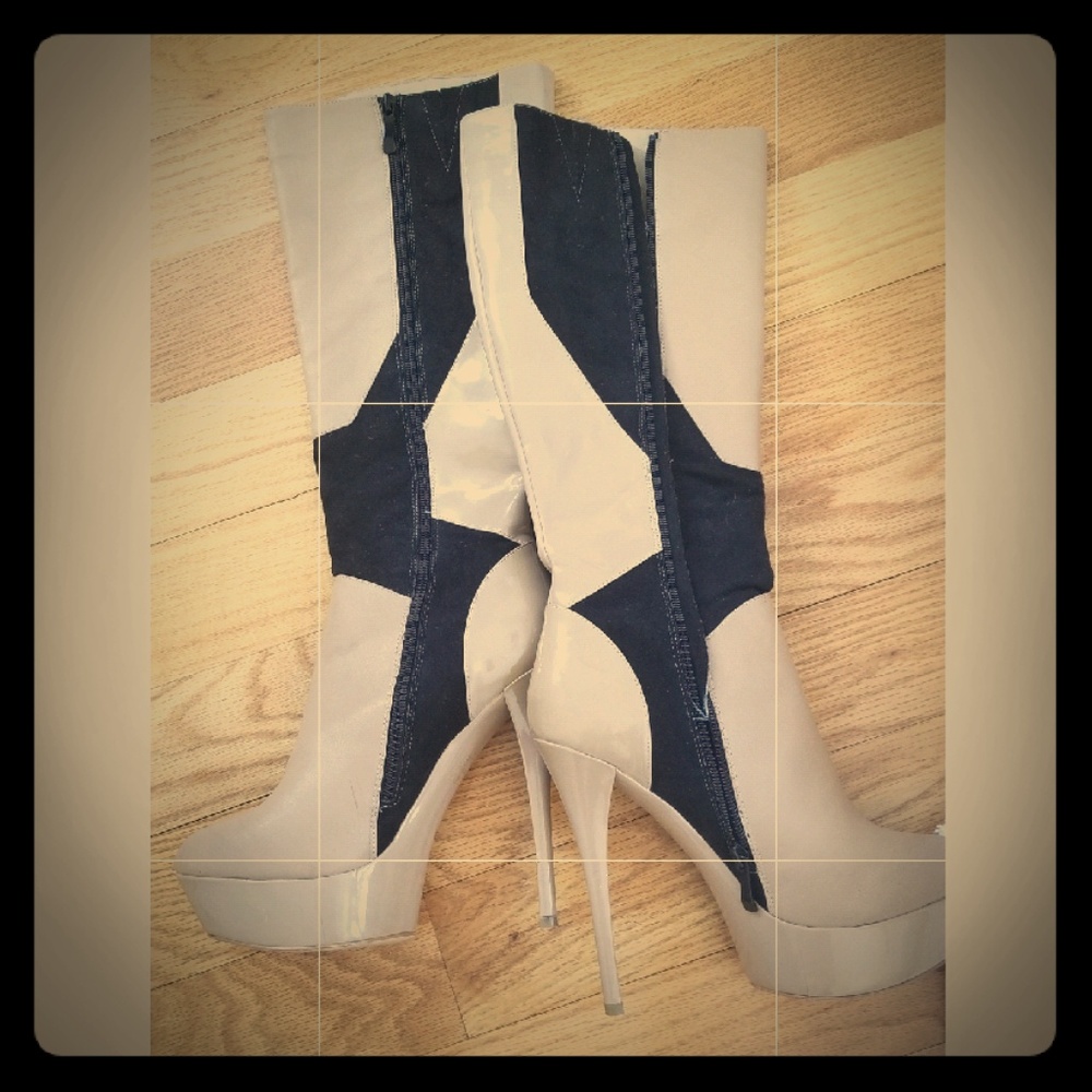 Y2K Platform knee high boots